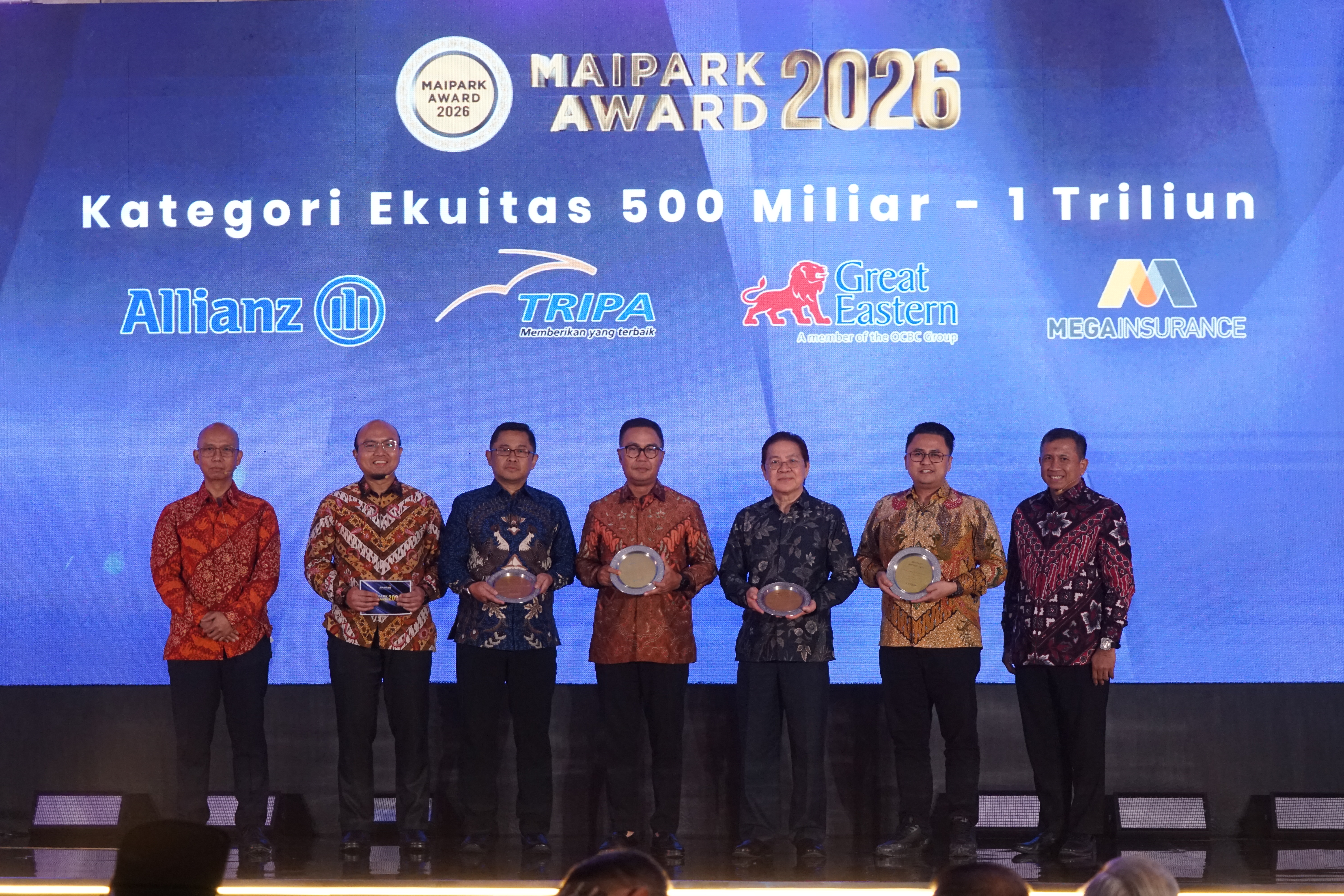 PT Asuransi Tri Pakarta Raih Penghargaan pada MAIPARK Award 2026 Kategori Ekuitas Rp500 Miliar – Rp1 Triliun